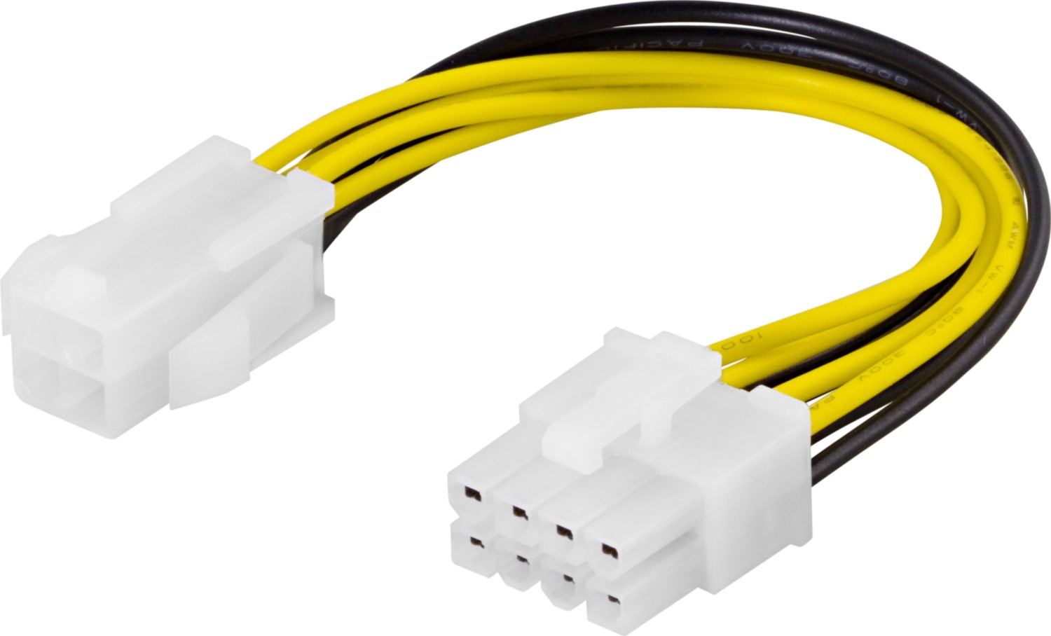 Adapter cable 4-pin ATX12V to 8-pin EPS12V 10cm