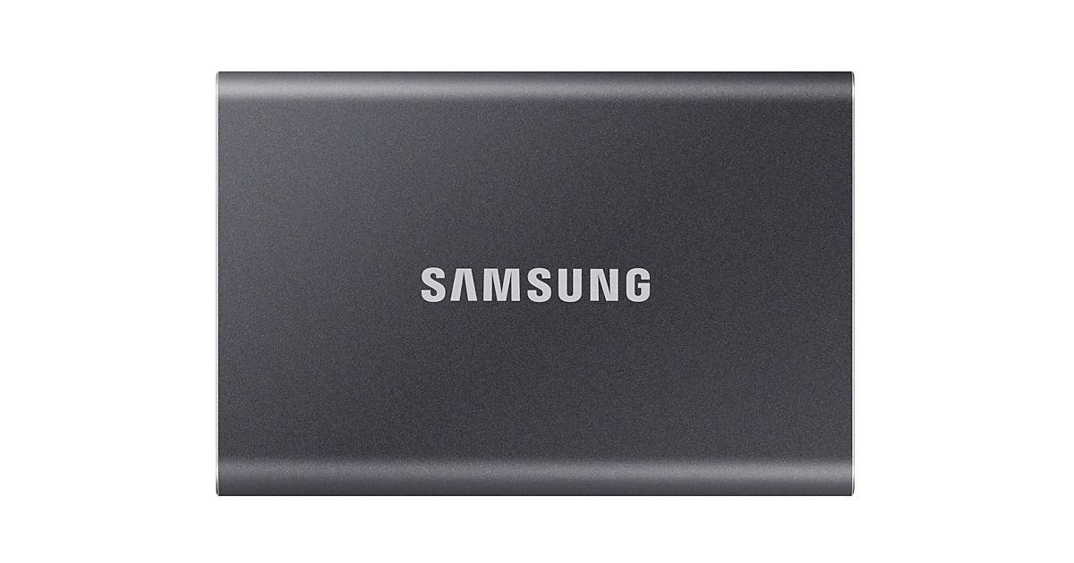 SAMSUNG T7 EXTERNAL SSD 500GB, GREY