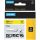 Rhino Pro markable Perm Tape 24mm black text yellow tape5.5m