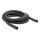 Braided Sleeving self-closing 5 m x 19 mm black