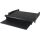 19" keyboard & mouse shelf, extendable, 2U, black