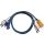 KVM cable SPHD15ma/2x3.5mm 1xUSB A ma/2x3.5mm ma/HD15ma 2m