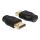 DeLOCK Micro HDMI - HDMI -sovitin, HDMI Micro-D 19-pin naa, HDMI