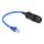 Cable RJ45 plug to RJ45 jack Cat.6 waterproof w/ cable gland