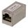 Coupler CAT6a, FTP (shielded), female-female, silver
