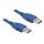 Cable USB 3.0 Type-A male to USB 3.0 Type-A male, 1m, blue