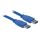Cable USB 3.0 Type-A male > USB 3.0 Type-A male 0.5 m blue