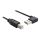Cable EASY-USB 2.0 TypeA angled left/right>USB 2.0 TypeB 1m