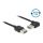 USB cable turnable USBA connectors male angled 1m black