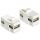 Keystone Module USB 2.0 A female > USB 2.0 A female white