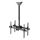 OFFICE Telescopic ceiling mount for 2x LED/LCD screens