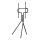 TV floor stand, 49-70" up to 40 kg, VESA, black