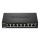 DGS-108 8-porttinen kytkin, Gigabit, ei-hallittava, musta