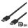 DisplayPort cable, DP 1.4, 7680x4320 at 30Hz, 2m, black