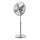 45 cm metal floor stand fan, chrome