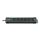 Power strip, 6 output connectors, 3m cable, black