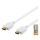 High-Speed Premium HDMI cable, 1m, Ethernet, 4K UHD, white