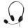 Stereo Headset, 30 mm element, 1x 3.5 mm (4-pole), black