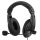 USB stereo headset, 40mm drivers, 32 ohm, 20Hz-20kHz, black