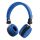 BT200 Foldable on-ear BT headset, 3.5 mm, blue