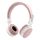 BT200 Foldable on-ear BT headset, 3.5 mm, pink