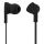 E110 In-ear earbuds, 1-button remote, 3.5mm, mic, black