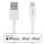 USB-A lightning cable, MFI certified, 2.4A, 0.5 m, white