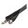 Nylon cable wrap, hook and loop fastener, 1,8m, black
