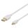 USB 2.0 cable Type A ma, Type Micro B ma, 5-pin, 1m, white