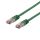 S/FTP Cat6 patch cable 0.3m 250MHz Deltacertified LSZH green