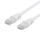 U/UTP Cat6 patch cable, CCA, 1.5m, 250MHz, white