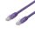 U/UTP Cat6a patch cable, LSZH, 3m, purple