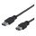 USB 3.2 Gen1 Extension cable 3m USBA male>USBA female black