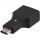 USB 2.0 adapter, Type C, Type A F, black