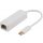 USB 3.1 network adapter, Gigabit, 1xRJ45, USB Type C, white