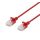 U/UTP Cat6a patch cable, slim, 3.5mm diameter, 0.5m, red