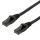 U/UTP High Flex Cat6, patch cable, 1,5m, TPE, black