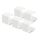 Blank cover for Keystone ports, 5-pack, white
