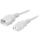 Extension cable, PC screen, straight IEC C13 - straight IEC