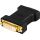 DVI adapter analog DVI - analog VGA, fe - ma, black