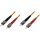 OM1 Fiber cable, ST - ST, duplex, UPC, 62,5/125, 10m, orange