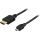 HDMI cable, HDMI High Speed with Ethernet, 4K, 2m, black