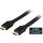 Flat HDMI cable, HDMI High Speed w/ Ethernet, 4K, 3m, black