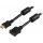 HDMI extension cable, 19-pin male, female, 3m, black