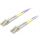 OM4 Fiber cable, LC - LC, 50/125, duplex, multimode, 3m