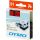 D1, marking tape, 12mm, black text on red tape, 7m - 45017