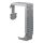 Computer holder for mounting under the table/on wall, silver