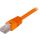 F/UTP Cat6 patch cable 1m, orange