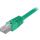F/UTP Cat6 patch cable, LSZH, 1m, green
