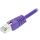 F/UTP Cat6 patch cable 1m, purple